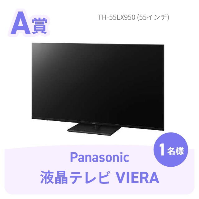 A賞液晶テレビVIERA55インチ